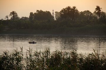 Felucca on the Nile river, Luxor, Egypt