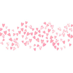 Glamour Confetti. Pink Splatter Effect. Feminine