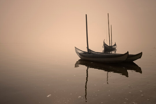 Traditional boats from Ria de Aveiro
