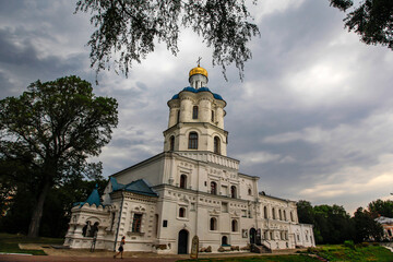 View to building of Chernihiv Collegium in Chernihiv, Ukraine. August 2012