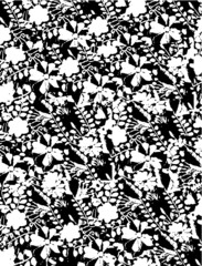 distressed pattern in traditional motifs 