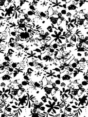 distressed pattern in traditional motifs 