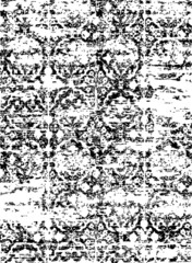 distressed pattern in traditional motifs 