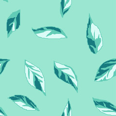 Fototapeta na wymiar leaf design pattern seamless for print