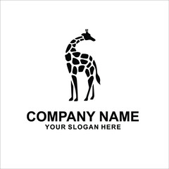 giraffe logo vector