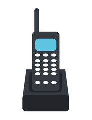 wireless telephone gadget isolated icon