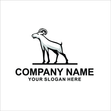 goat logo vector