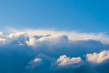 Fototapeta na wymiar Daytime sky with beautiful clouds as background.