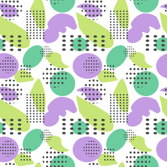 Pattern with an abstract background of pastel colors. Vector illustration. Modern trendy design for various decor - wrapping paper, fabric, brochures, covers and scrapbooking, posters. 