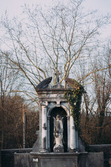 Statue in a cemetery