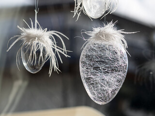 Glaseier, Deko im Fenster