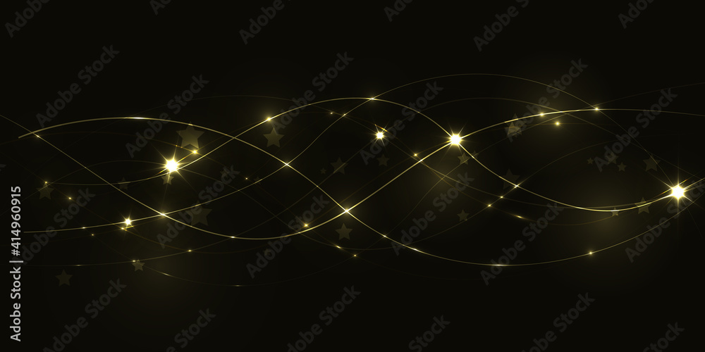 Poster abstract background with bright light effects for vector illustration.