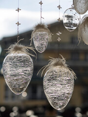 Glaseier, Deko im Fenster