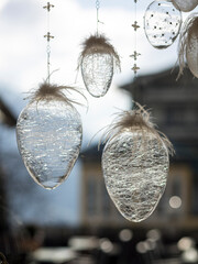 Glaseier, Deko im Fenster