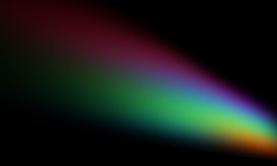 rainbow gradient on black background. colorful textured creative abstract for banner, wallpaper, backdrop, etc. illustration of fun and cheerful vibes for overlay photo lighting.
