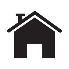 House icon sign. Home page button. Vector