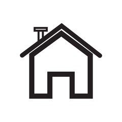 House icon sign. Home page button. Vector