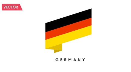 Germany Flag Icon. Vector isolated illustration of the flag of Germany