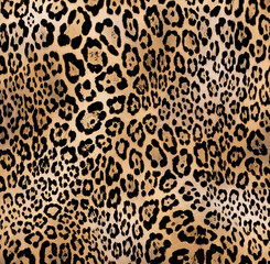 Texture léopard sans couture, imprimé animal africain