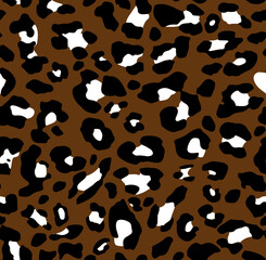 Seamless leopard texture, African animal print