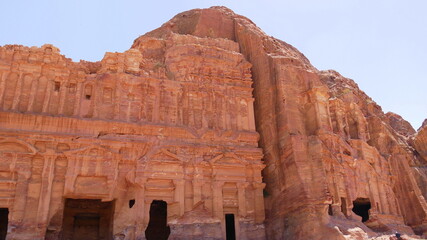 Palastgrab in Petra, Jordanien