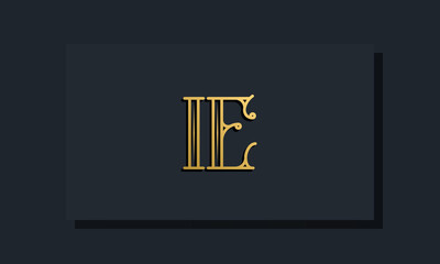 Minimal Inline style Initial IE logo.