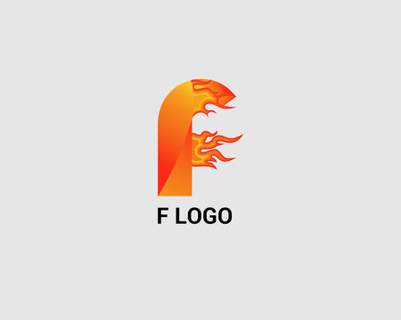 F Logo Inspiration Template Design