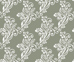 Fototapeta premium Vector ornamental hand drawing decorative background. Ethnic seamless pattern ornament. Vector pattern.