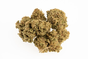 CBD selection - legalized marijuana detailed photos