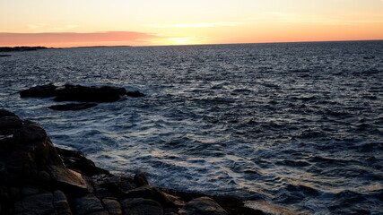 sunrise over the sea