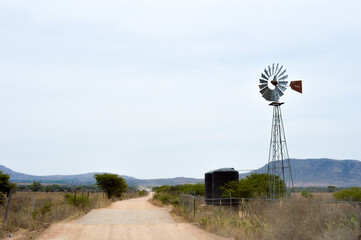 windmill in the desert
