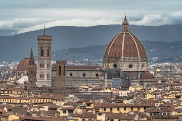 Fototapeta na wymiar Beautiful panoramic view of the city of Florence