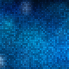 Vector abstract background of colored glowing dots, template for your design, wallpaper