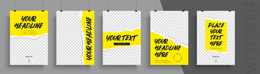 Poster template. Easy to adapt to brochure, annual report, magazine, poster, card, corporate presentation, portfolio, flyer, banner, website, app	 - obrazy, fototapety, plakaty