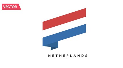 Netherlands Flag Icon. Vector isolated illustration of the flag of Netherlands