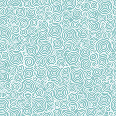 Lovely hand drawn doodle seamless pattern, creative background, great for textiles, banners, wallpapers, wrapping - vector design