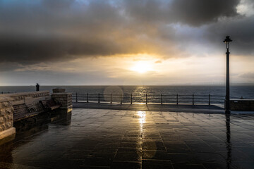 Obraz premium Sunrise at the coast