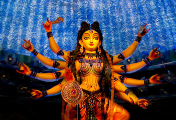 Different looks of Goddes Durga Idol