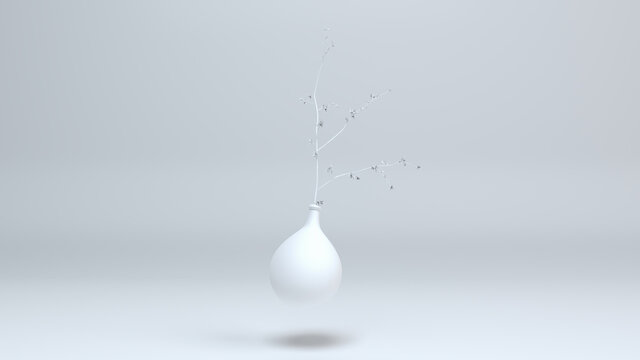 3d Render Object minimal Abstack background isolate