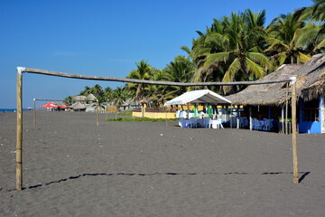 Paisajes y localizaciones alrededor de la ciudad de Monterrico, en la costa suroeste de Guatemala 