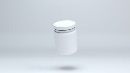 3d Render Object minimal Abstack background isolate