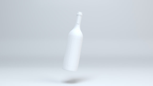 3d Render Object minimal Abstack background isolate