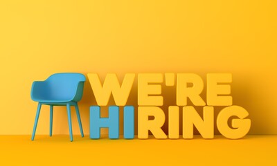 We are hiring job opportunity message. 3D Rendering