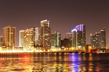 Obraz premium country skyline at night