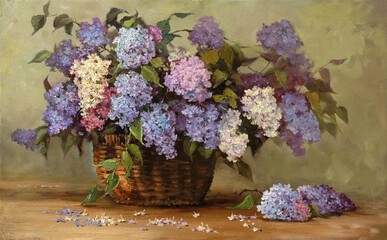 still life with lilac