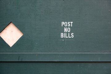 Post No Bills