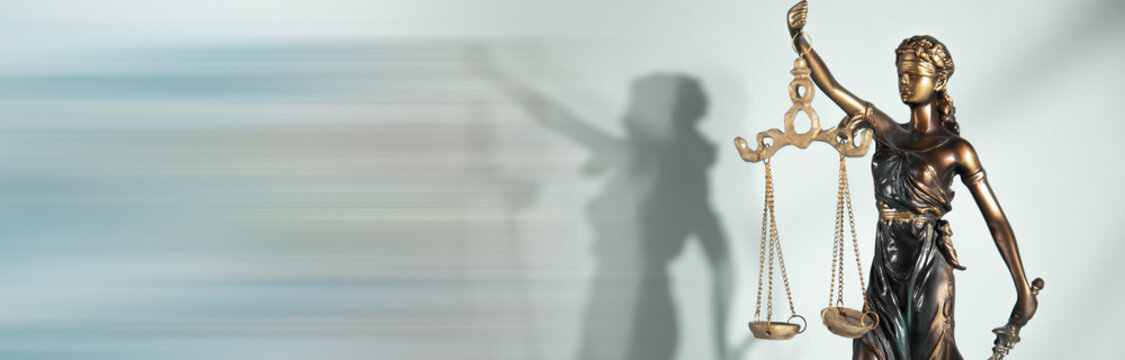 The Statue of Justice symbol