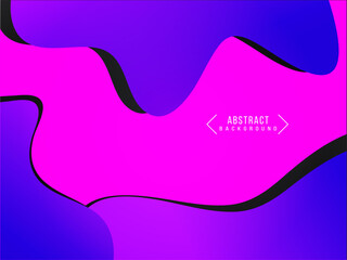 Abstract geometric blue wavy motion gradient curve pattern design background