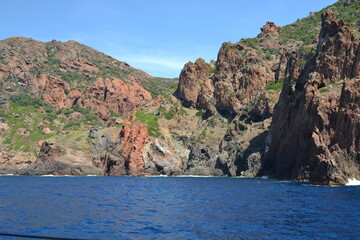 Fototapeta na wymiar réserve naturelle en Corse