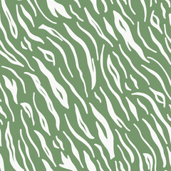 Abstract Jungle Pattern with Tropical Pastel Green Colors. For Nature Lover.